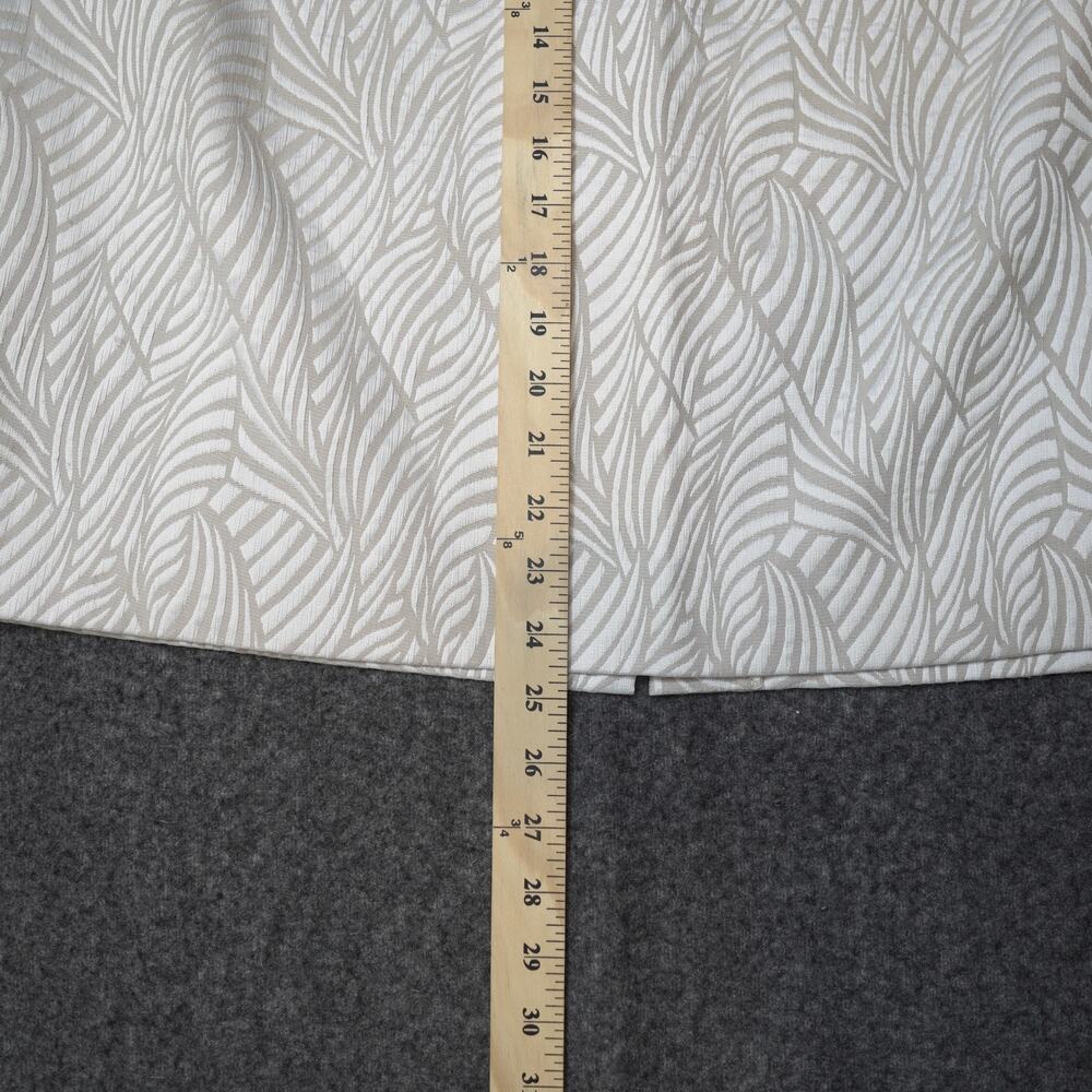 Calvin Klein Jacquard Tapestry Pencil Skirt Cream & White Corpcore No Tag Sz 18W - Picture 4 of 14
